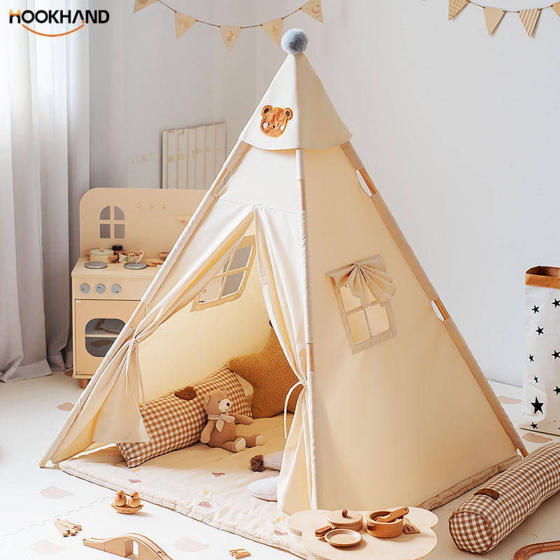 儿童帐篷室内印第安家用宝宝公主小房子男女孩玩具游戏屋