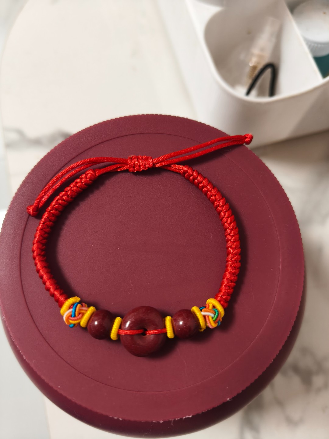 合成金属布艺手链 平安扣红绳手绳宝宝儿童婴儿孕妇手链