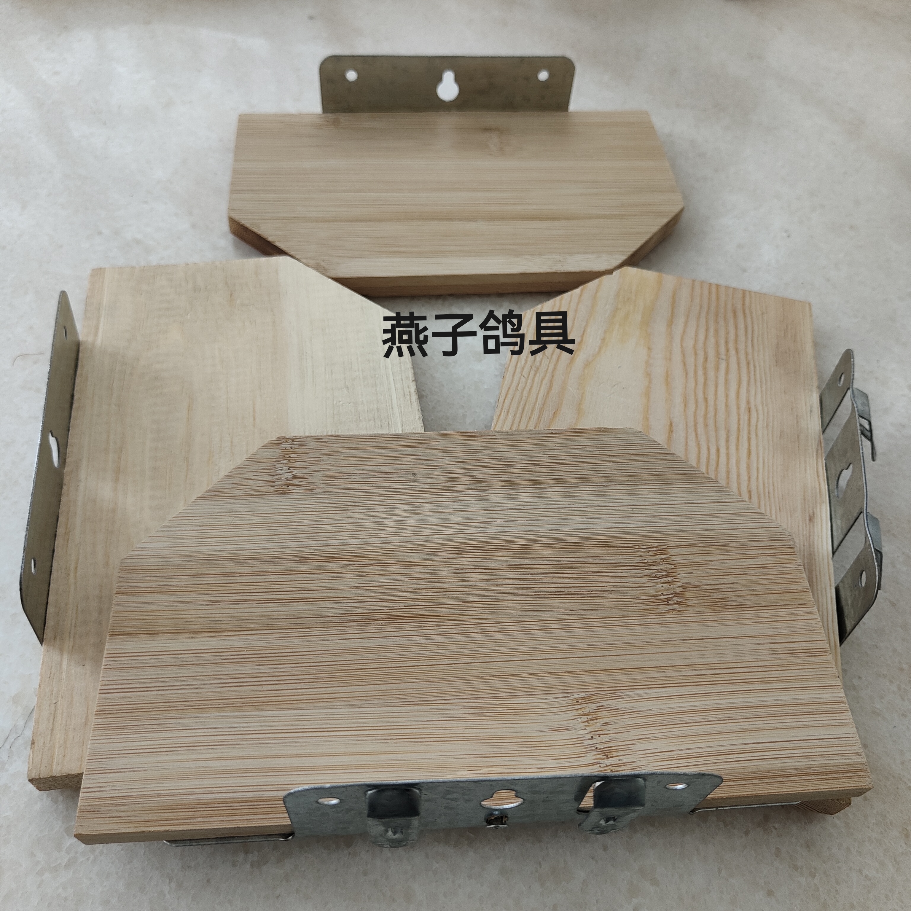 鸽子梯形实木栖架