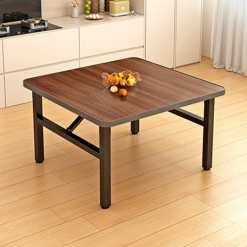 可折叠桌餐桌家用户型小桌子简易圆桌出租屋户外便携摆摊吃饭方桌