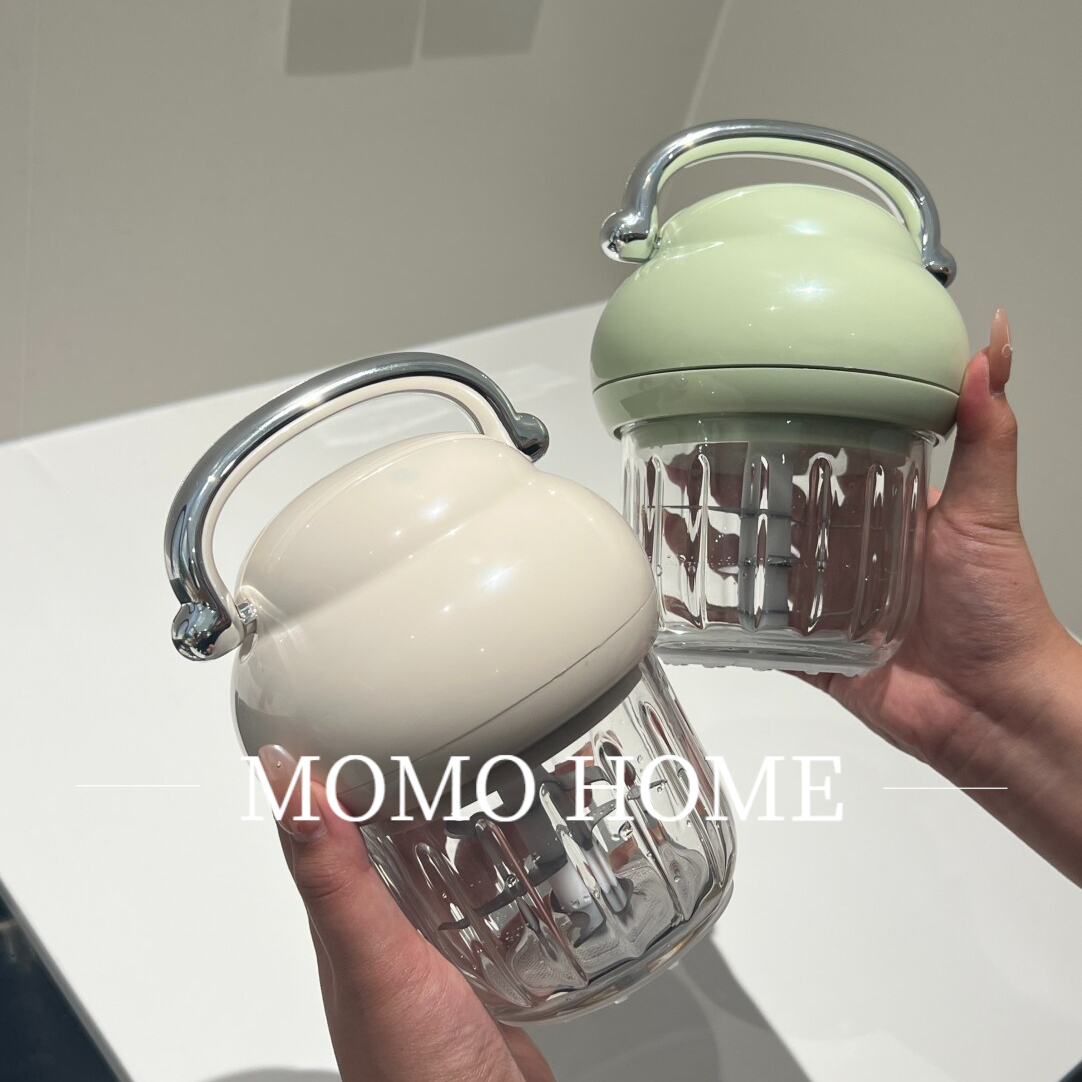 MOMO蒜泥器电动迷你大容量不锈钢多功能捣蒜器婴儿宝宝辅食机