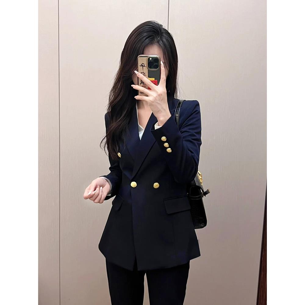 职业装西装套装女春秋工作职场正装面试西服外套修身气质工作服