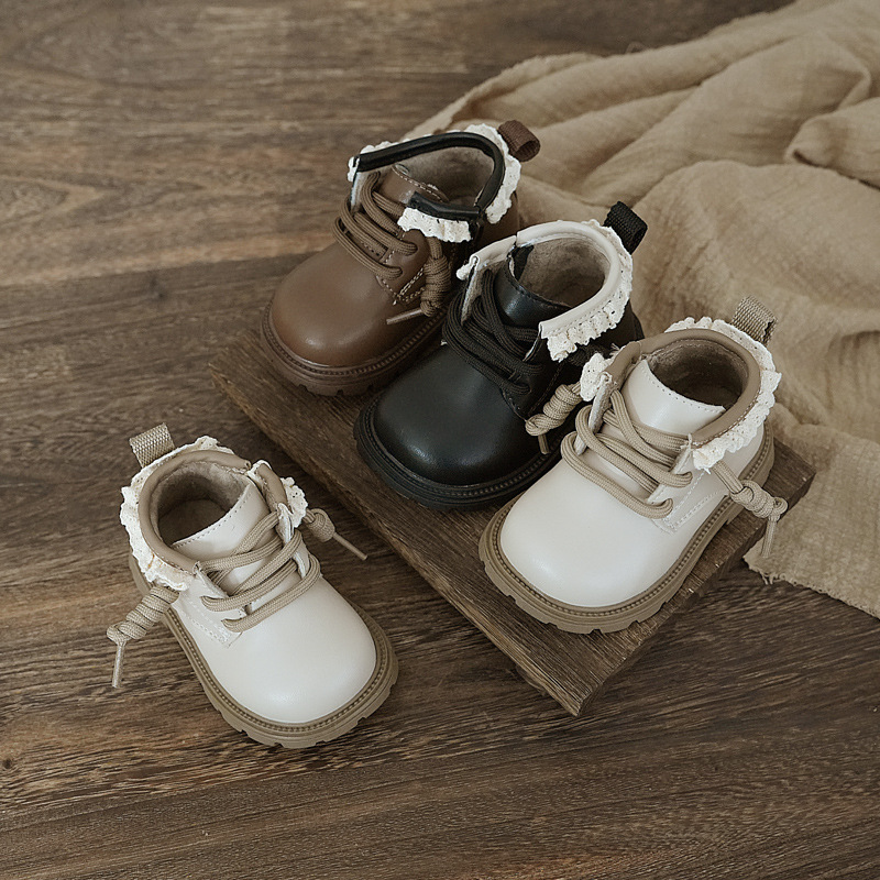 5905秋冬新款儿童马丁靴女童棉鞋二棉靴小童皮靴宝宝短靴婴儿棉鞋