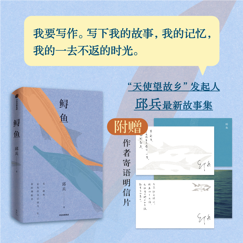【明信片版】鲟鱼 邱兵最新七篇故事集 当下中国人的众生相 图书