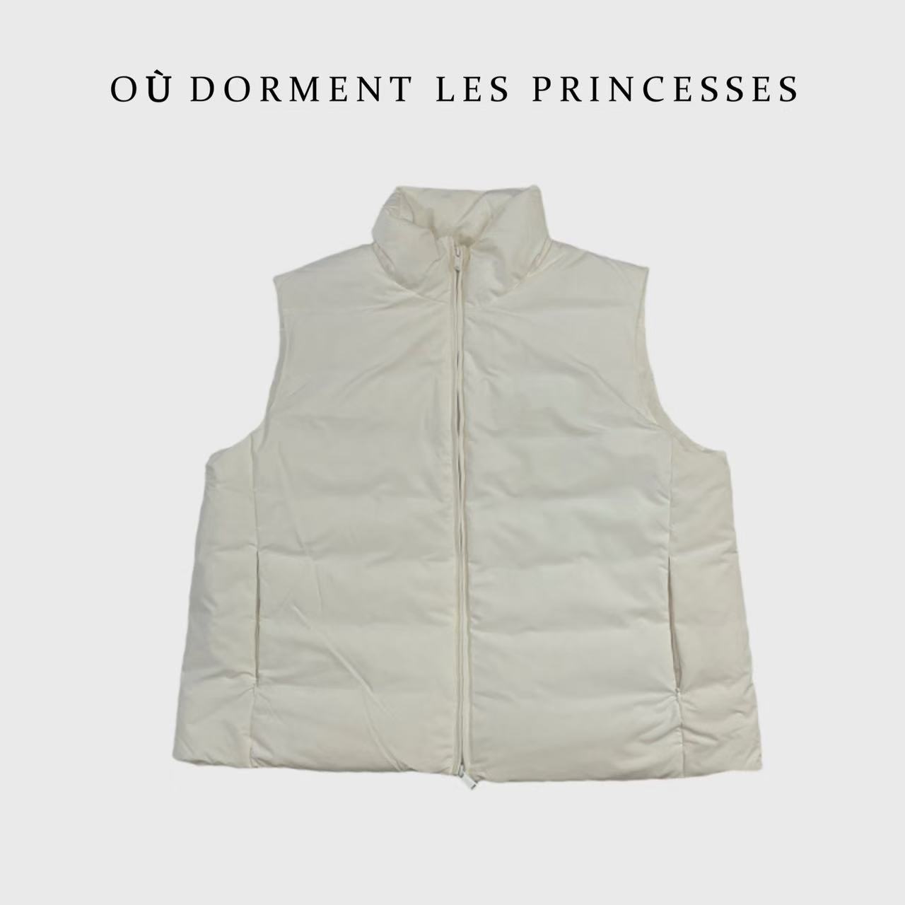 Fen姐|【元气周末】日系简约男女同款立领防风羽绒无袖马甲03082