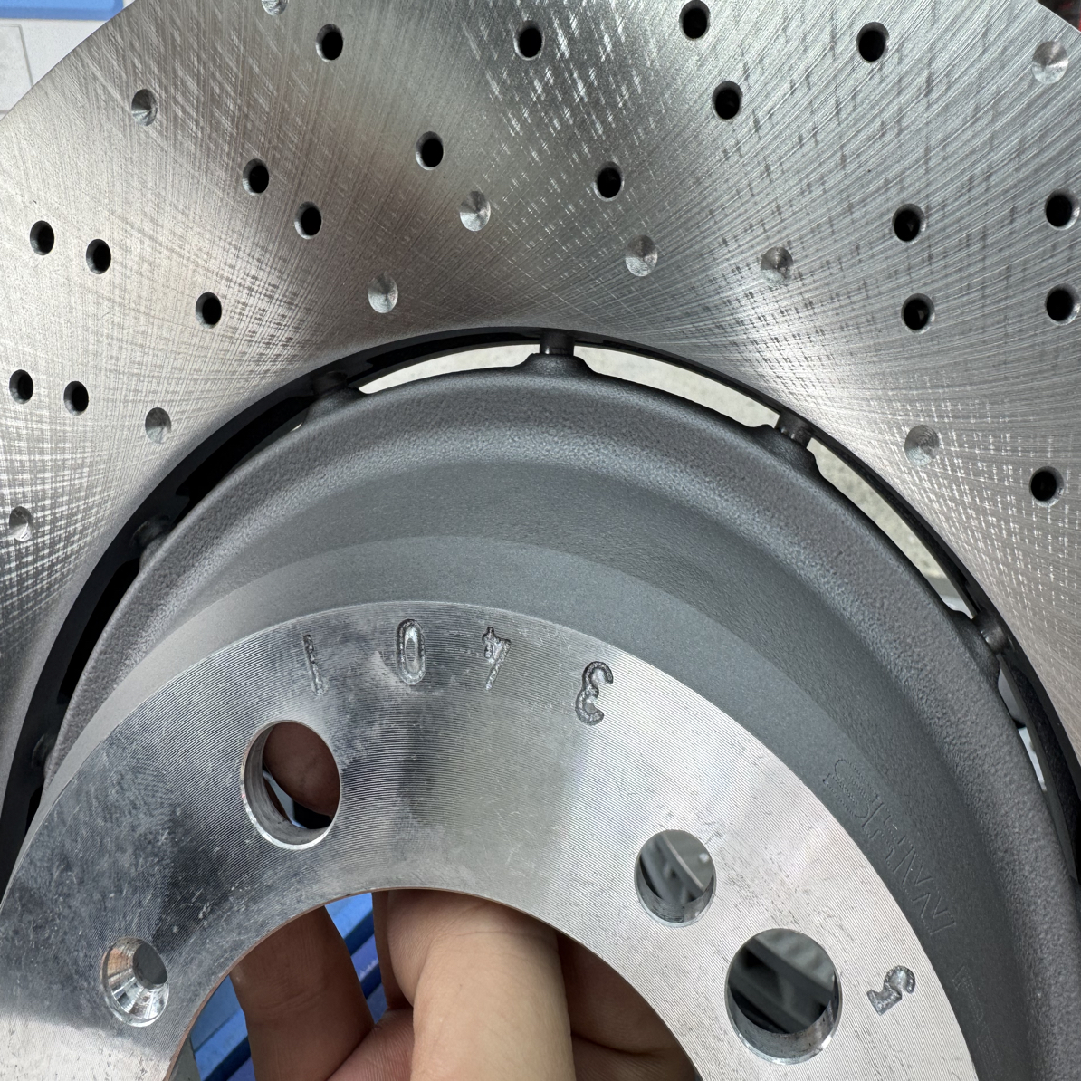 保时捷911车型德国SHW Performance 刹车盘