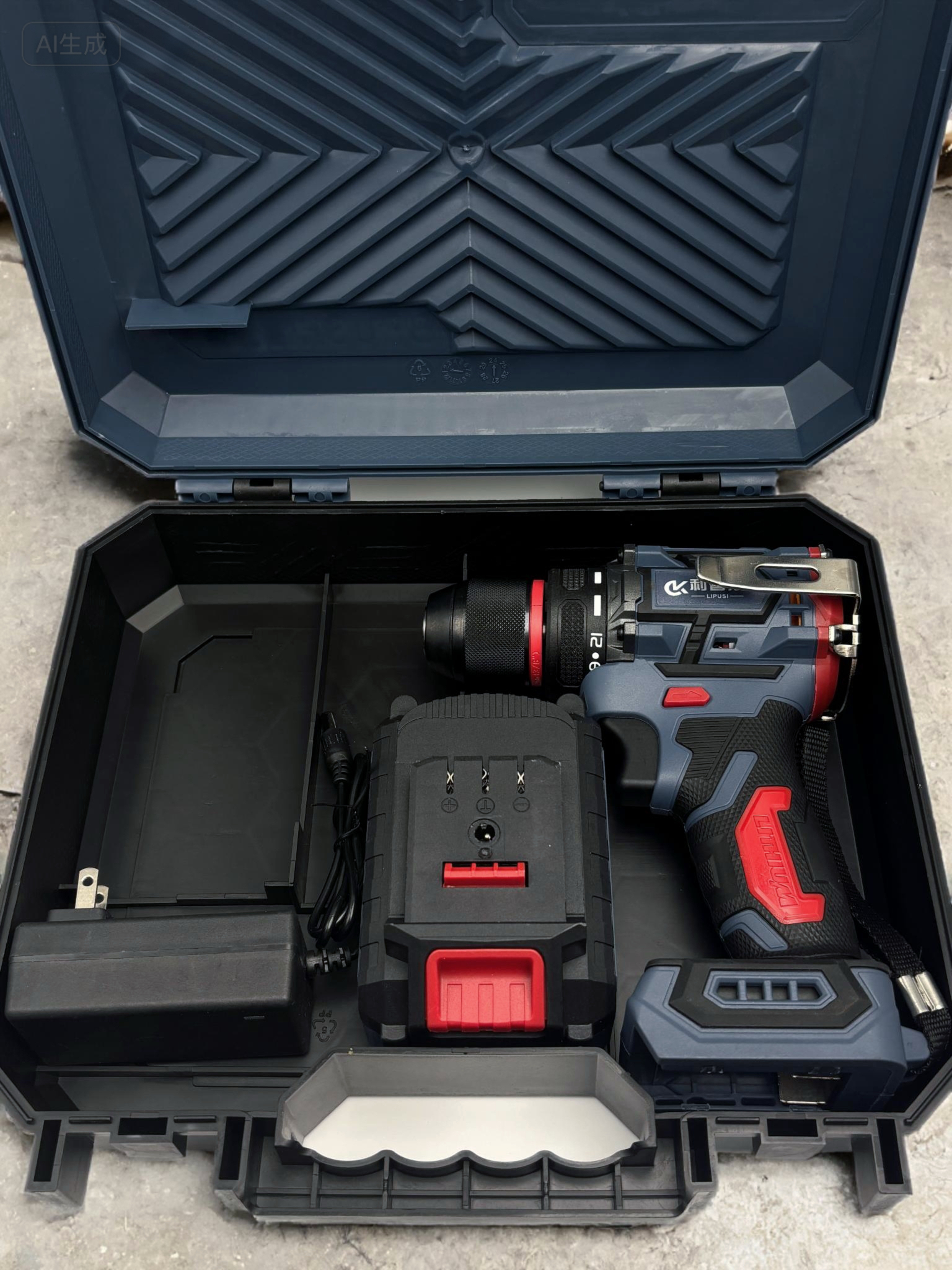 工具箱款大功率无刷锂电多功能充电手电钻电动螺丝刀打孔A3款通用