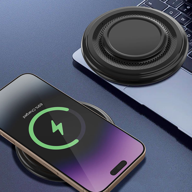 为你魔方新款无线充适用苹果华为无线快充圆形桌面无线充充电器