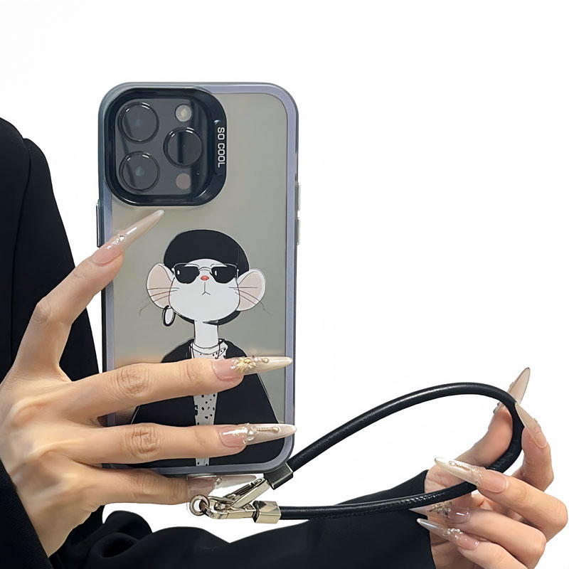 ins潮流鼠鼠使用苹果16PROMAX手机壳IPHONE15生肖鼠保护套华为P70
