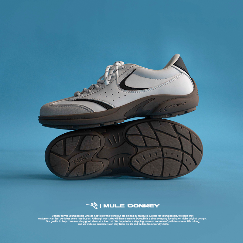 多嘴驴 【极简德训系列】休闲板鞋复古德训鞋日常百搭运动鞋