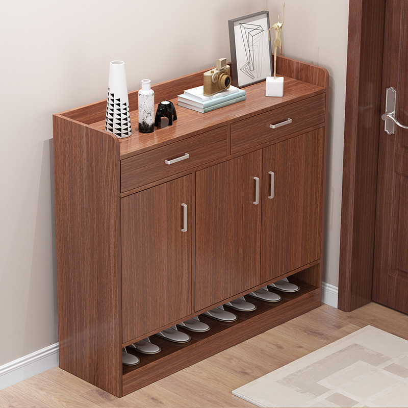 鞋柜家用门口简易大容量鞋架子经济型放室内好看收纳多层防尘宿舍