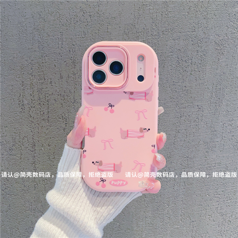 金属小胖妹适用苹果17/iPhone/华为荣耀/VIVO/OPPO/小米手机壳潮