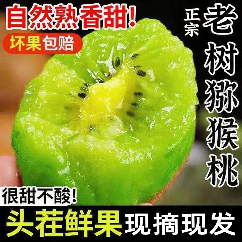 【田书记助农】绿心猕猴桃头茬新果新鲜采摘孕妇可食奇异果