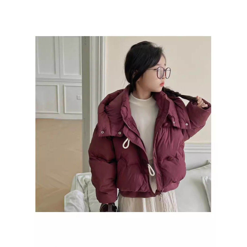 2025冬季新款儿童棉服女童外套洋气加厚韩版童装舒适时尚连帽潮童