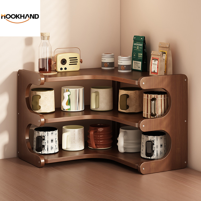 转角桌面置物架多层收纳架厨房家用日用品百货家居好物桌上储物架