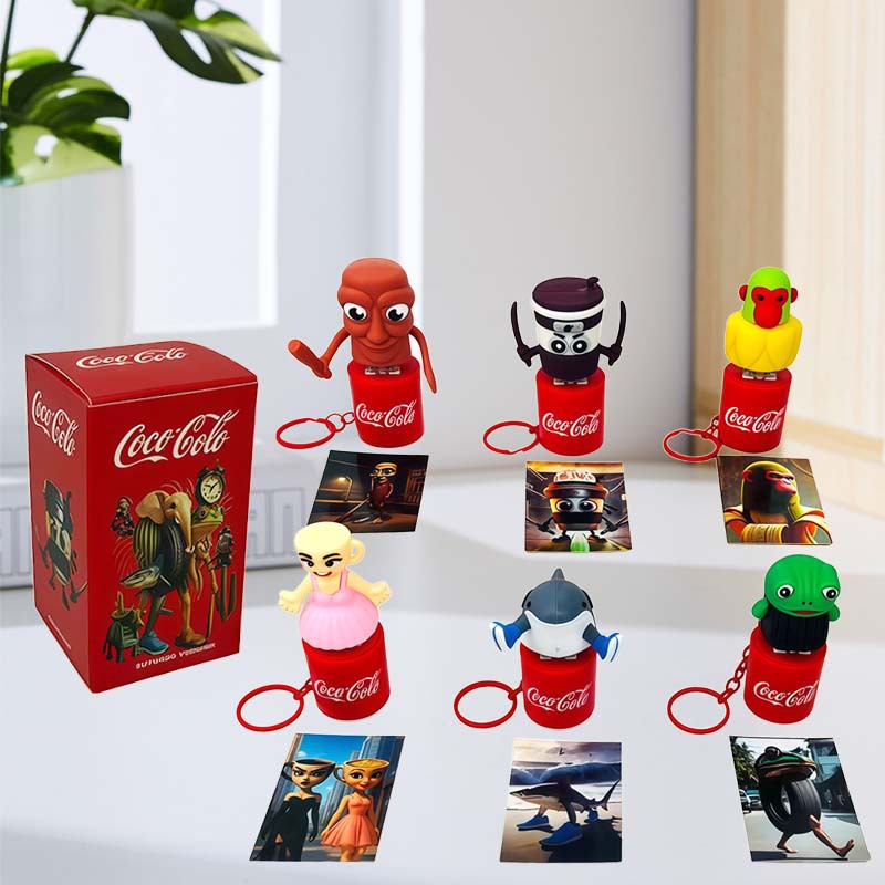 可乐山海经语音挂件通通木棍人解压按键发声山海经玩具钥匙扣21泰