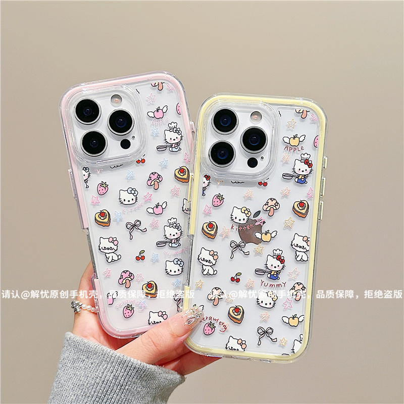 三合一炫彩适用苹果iPhone17/华为荣耀/OPPO/VIVO/小米手机壳爆款