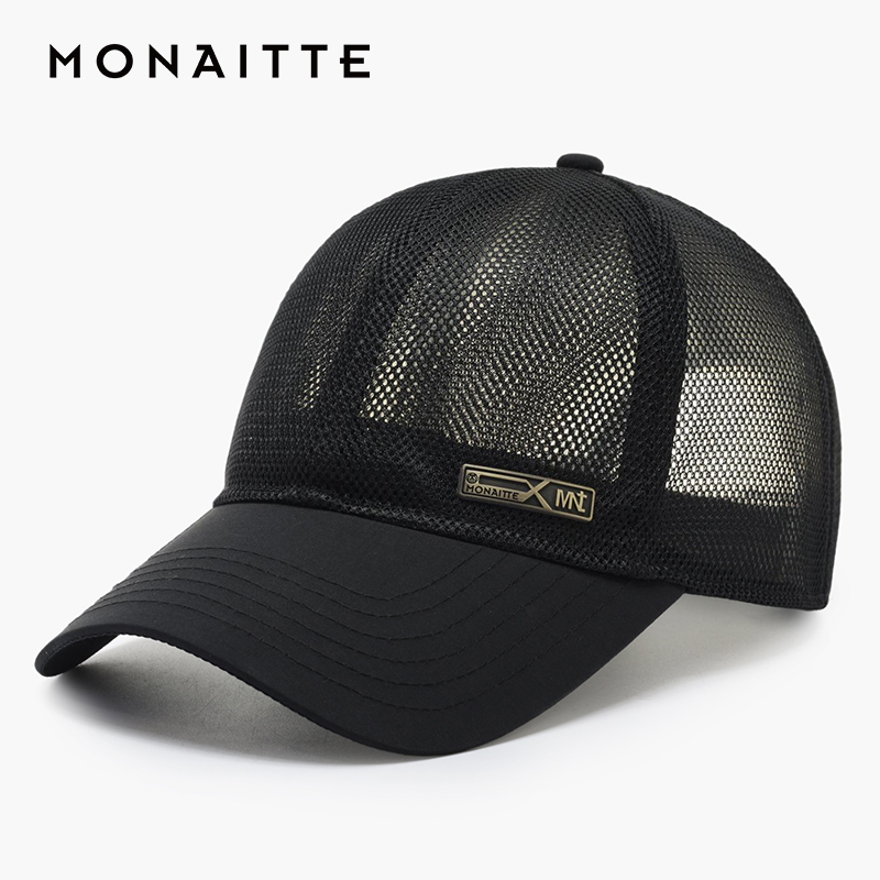 【高品质网眼透气棒球帽】蒙奈特帽子男士夏季户外跑步时尚遮阳帽女