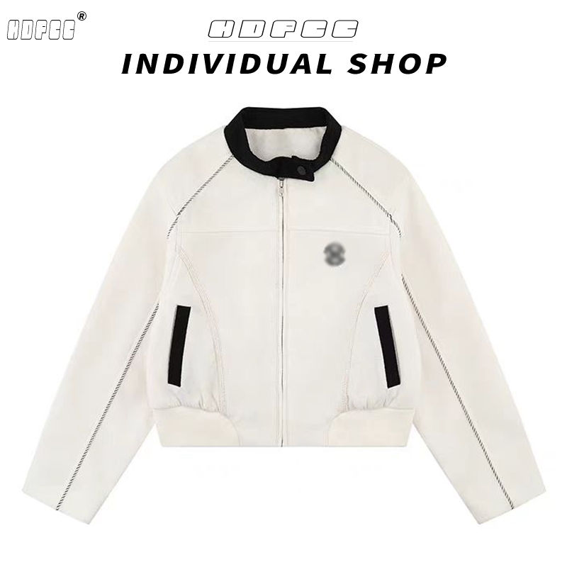 春秋季新款韩系气质刺绣棒球服夹克短款外套女设计感修身休闲开衫