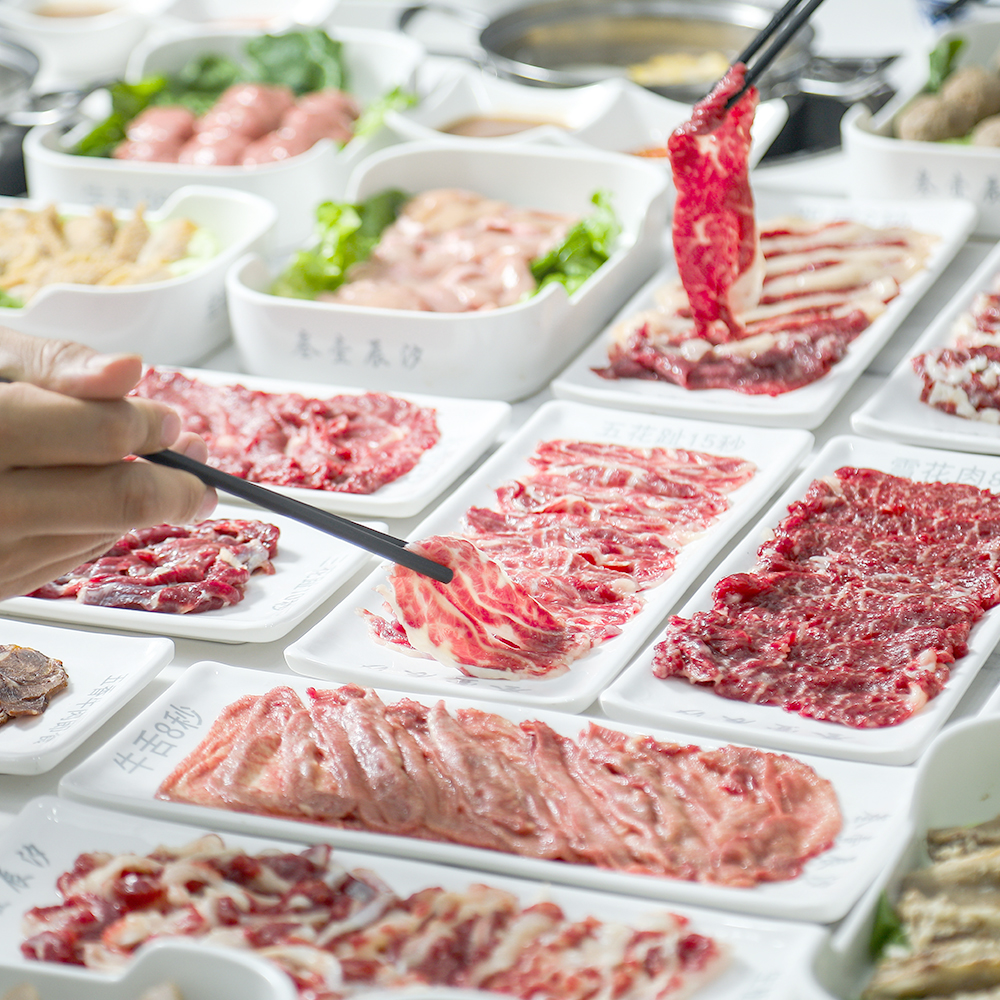 潮汕牛肉火锅三花趾250g/吊笼250g/肥牛250g/胸口油潮汕牛肉火锅