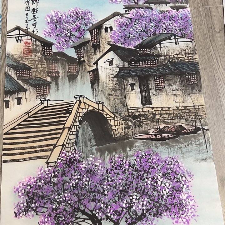 罗***汇国画手绘国画专用链接99999