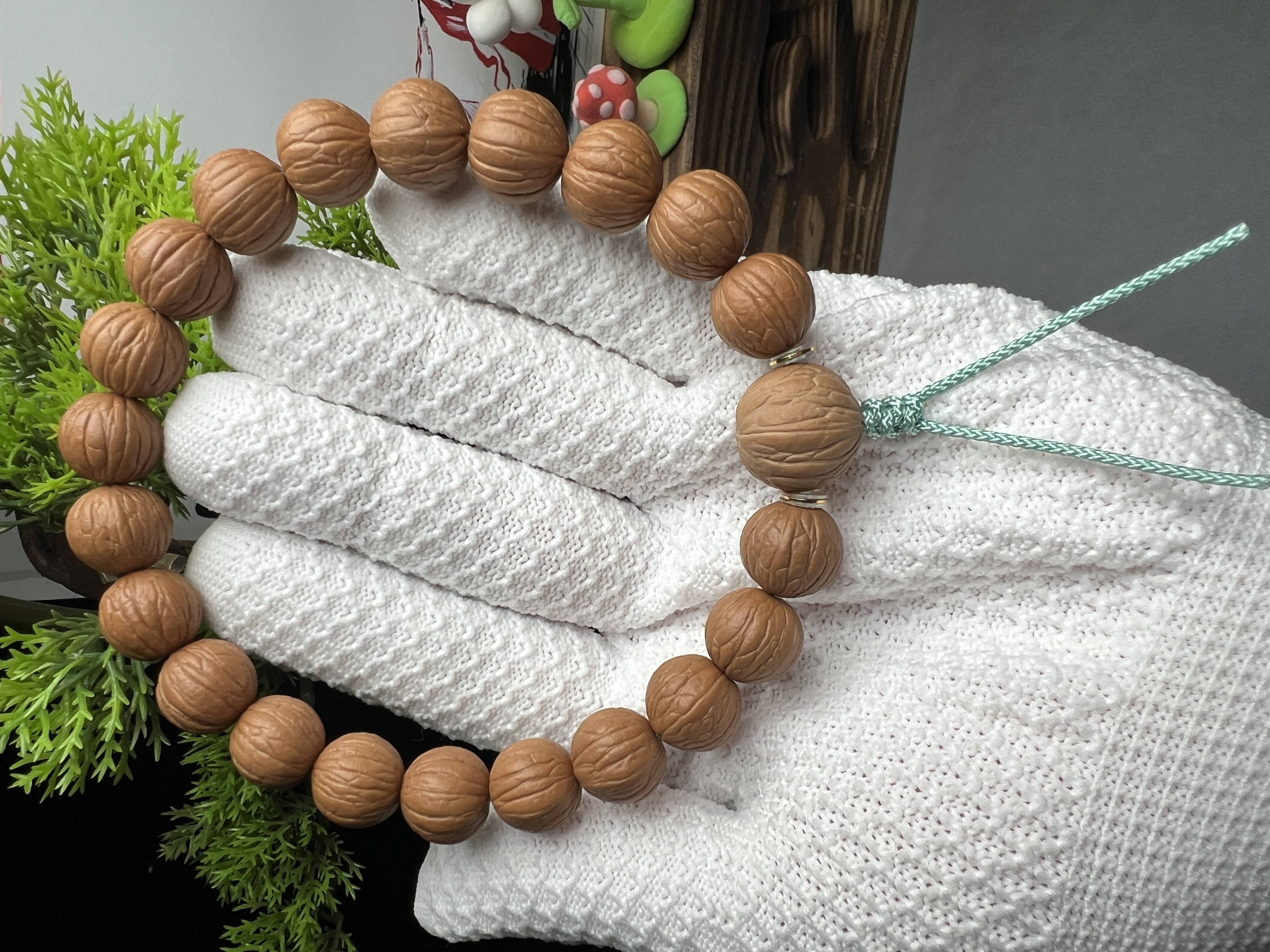 山合出品-聚宝盆-猴头手串-原皮原色-精挑精卡-SSS级猴头原皮