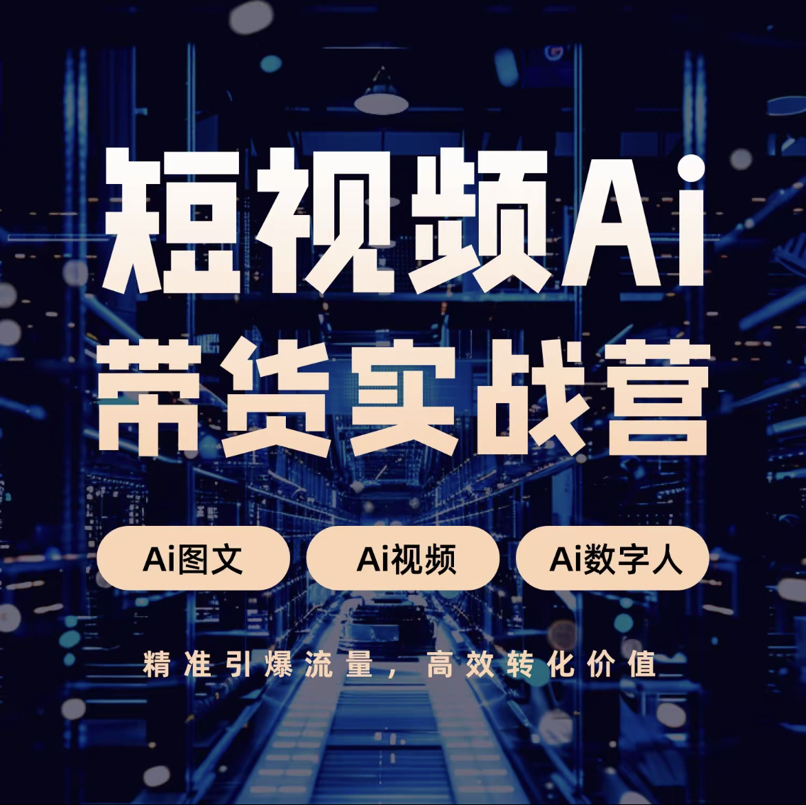 2025年电商短视频Ai带货训练营（1）