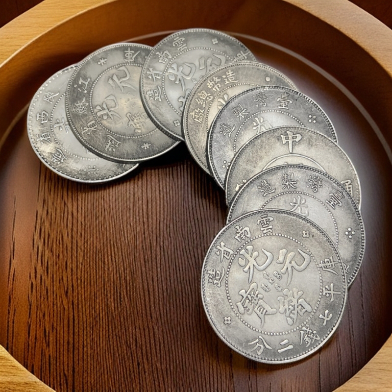 【霖琅珍藏】精选大头龙洋银元银币圆形复古工艺品到手10枚（随机）