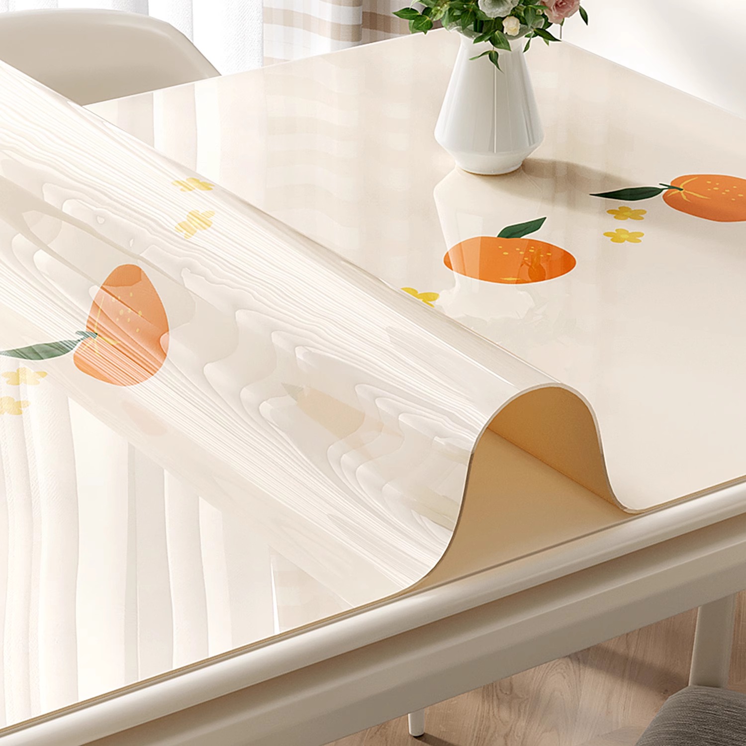 简约风餐桌垫防水防油防烫高档长方形桌布高级感茶几垫隔热pvc垫