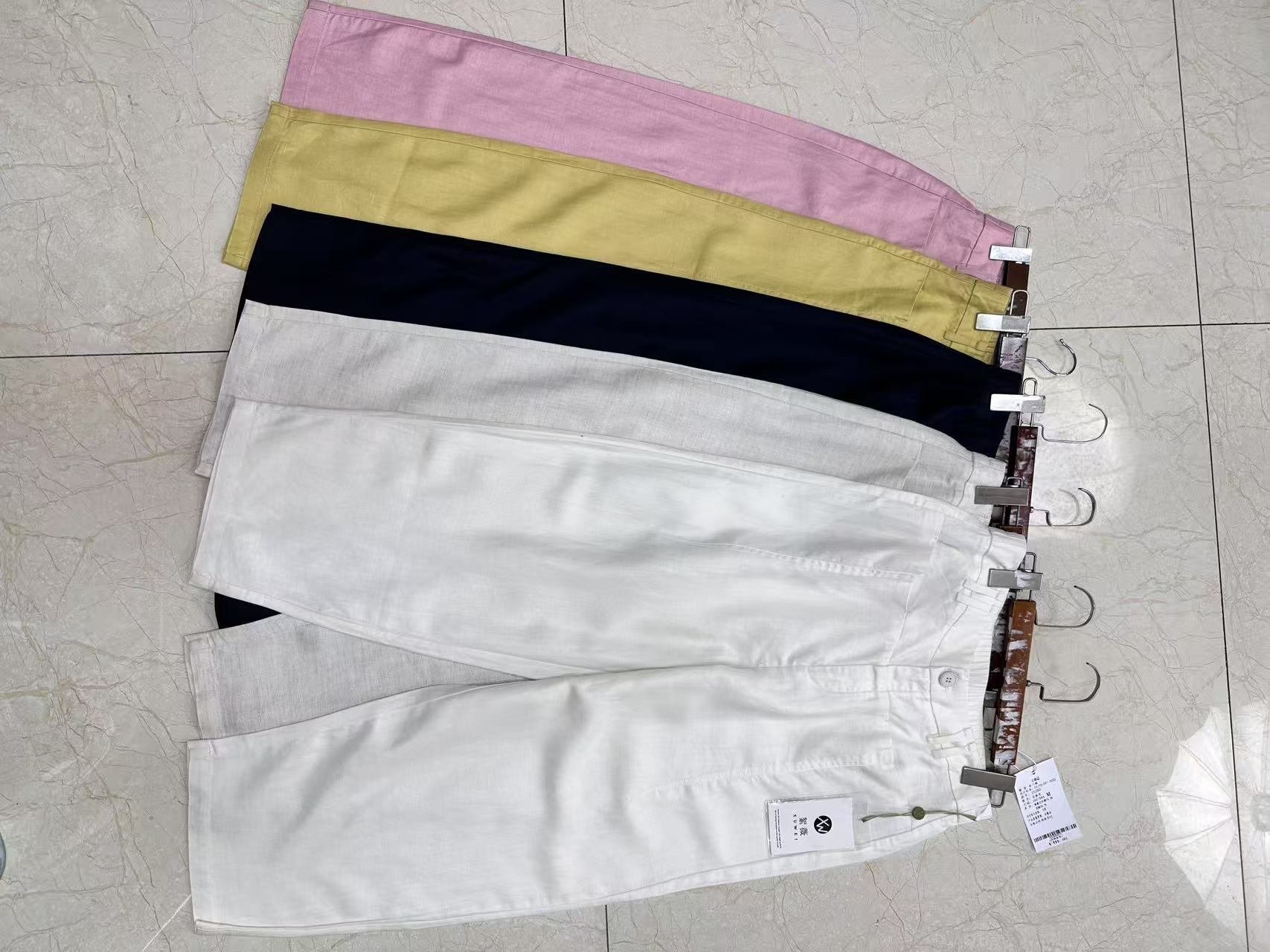 25260【莱赛尔+亚麻】九分弯刀裤长89-92cm