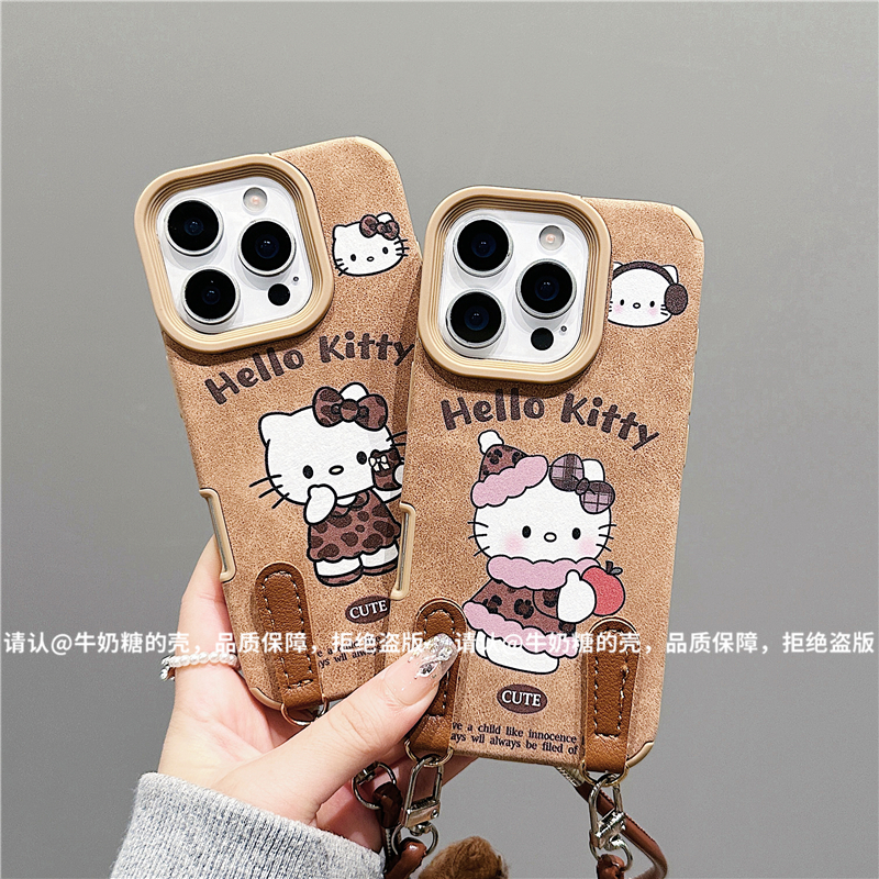 大孔翻毛皮适用苹果17/iPhone/华为荣耀/小米/手机壳Pura70防摔潮