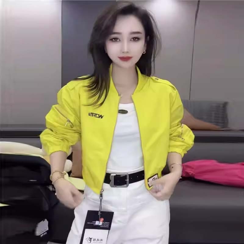 欧货大码工装夹克短外套2025春秋季新款女士小个子减龄百搭棒球服