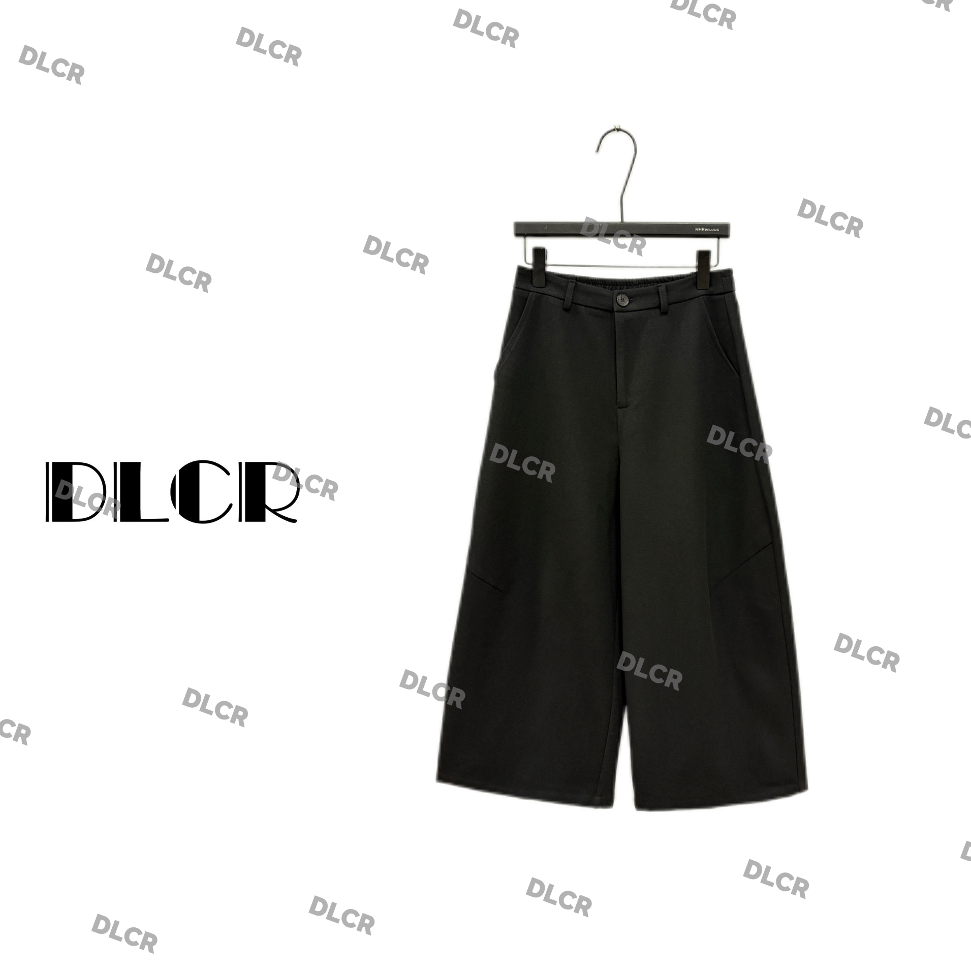 DLCR【大琳】2025秋冬款上新时尚休闲百搭设计师高腰八分裤休闲裤