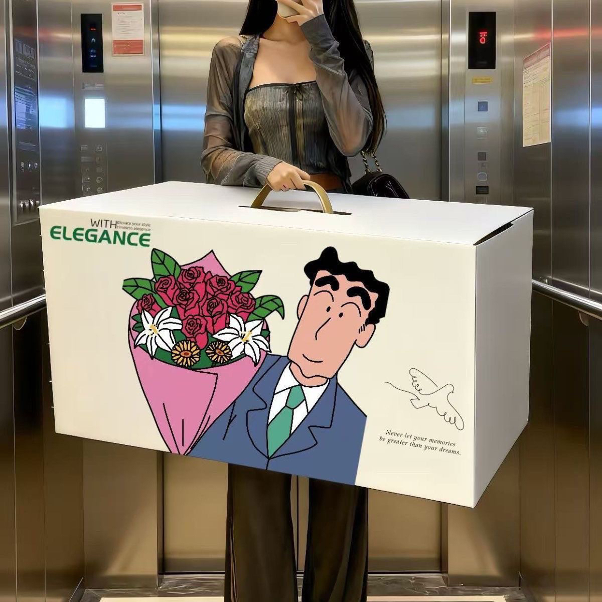 广志送美伢同款花束送女友闺蜜成品生日七夕情人节礼物扭扭棒玫瑰