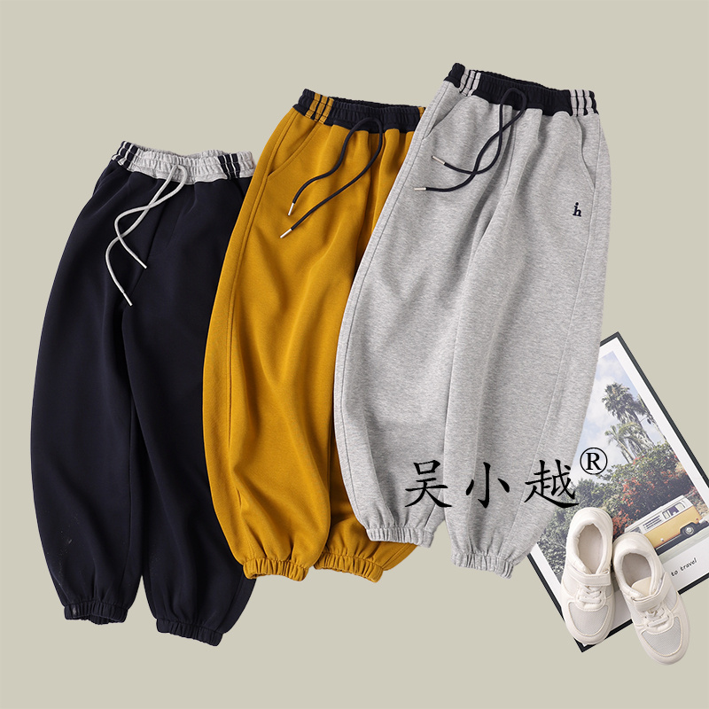 合集吴小越W1528童装男童裤子秋款儿童长裤男孩卫裤休闲运动裤