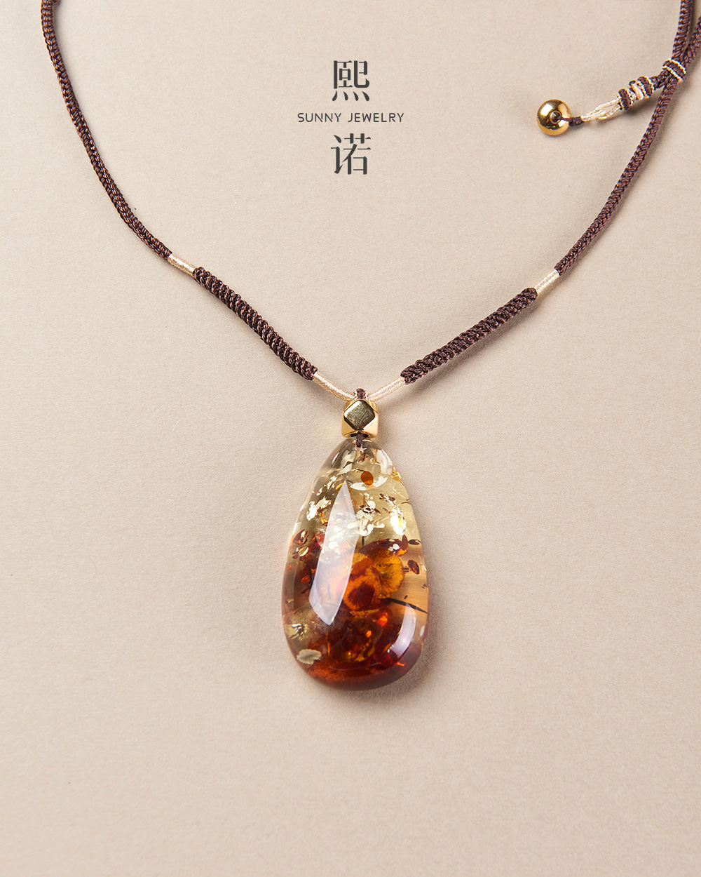 懒猫nono│Saynono 花神克洛丽丝_编绳吊坠项链(多样性发其一)