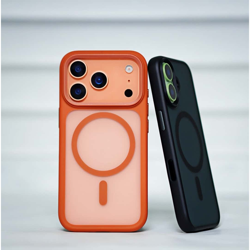 优盾013手机壳背板纯平定制17promax大孔AI按键肤感air半透磨砂保