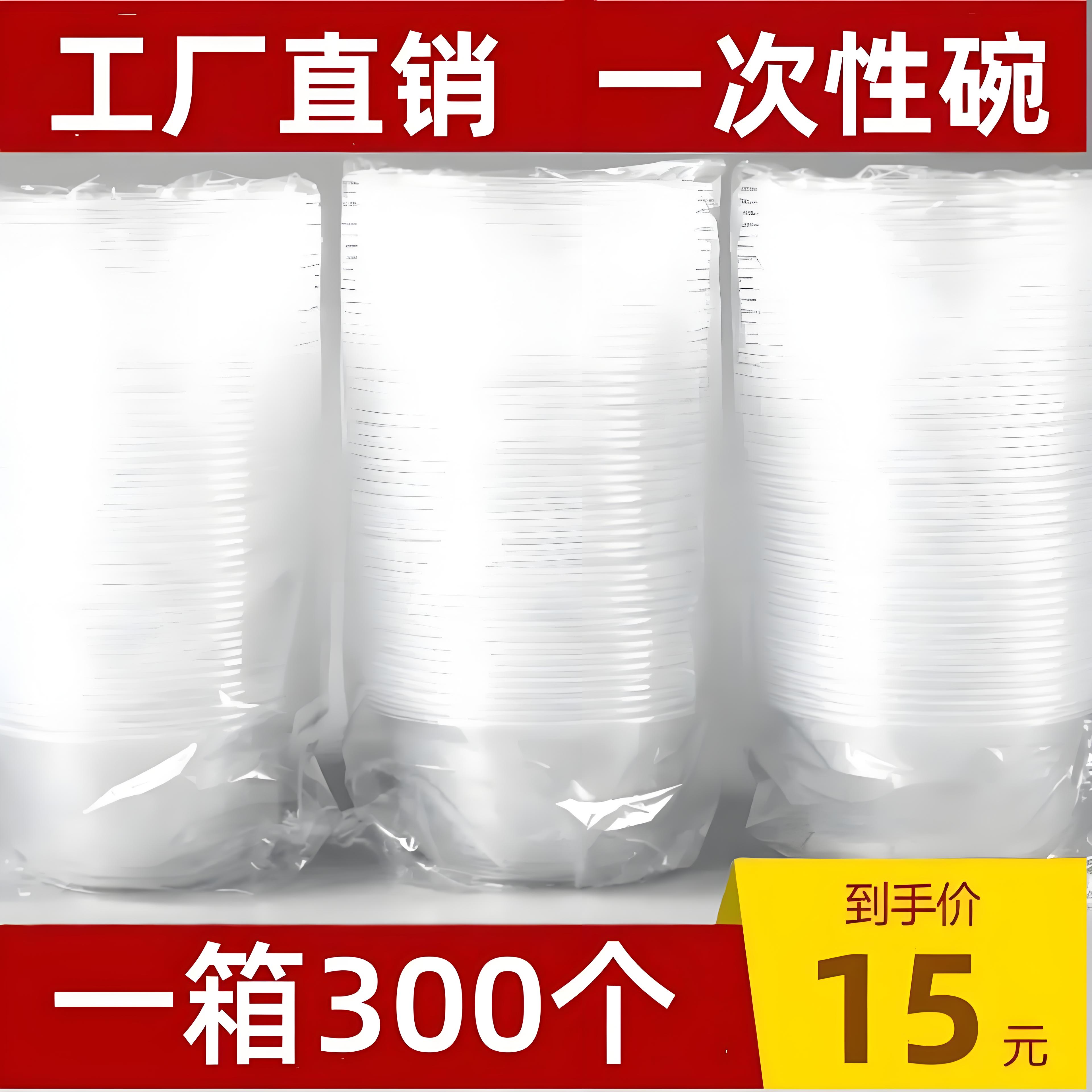 餐具家用套装塑料加厚透明实用家庭日用必备品百货一次性打包盒