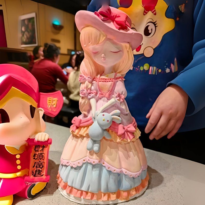 【新人立减10】22cm贝蒂公主石膏娃娃立体彩绘儿童玩具批发涂鸦