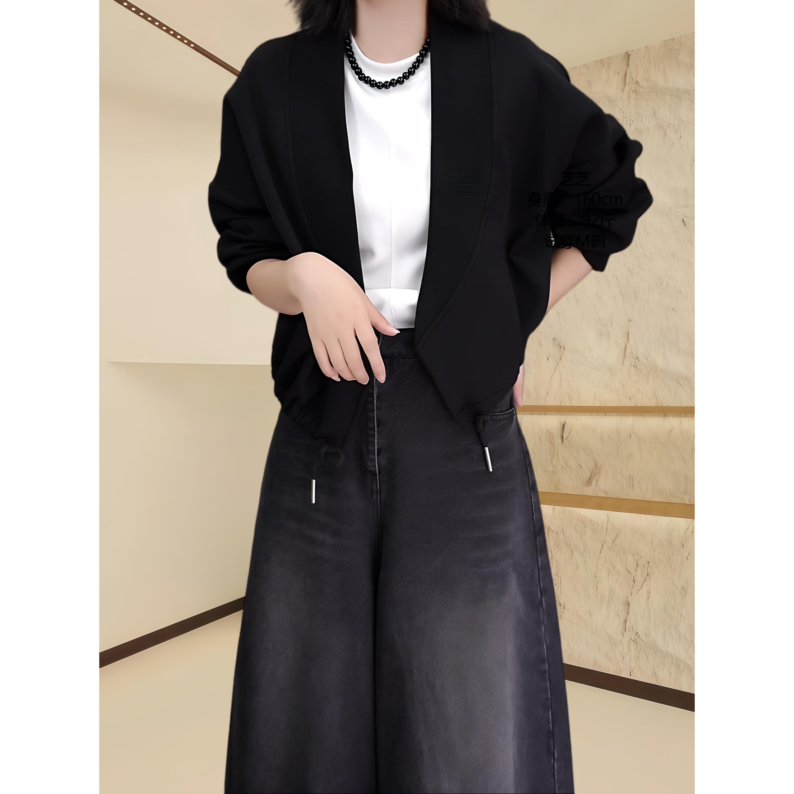 秋冬韩版慵懒风短款外套女2025新款今年流行爆款时尚宽松休闲上衣