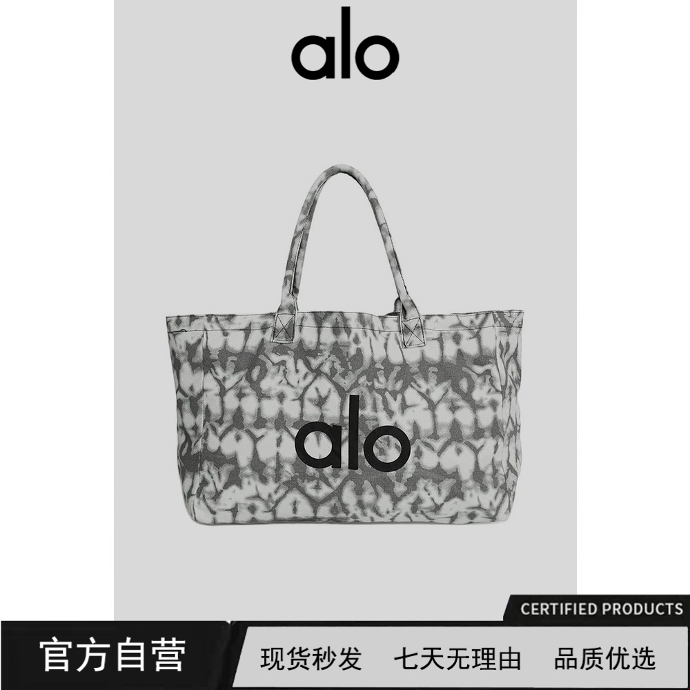 【官方自营】 TRACK字母印花帆布健身包大容量瑜伽包购物袋潮