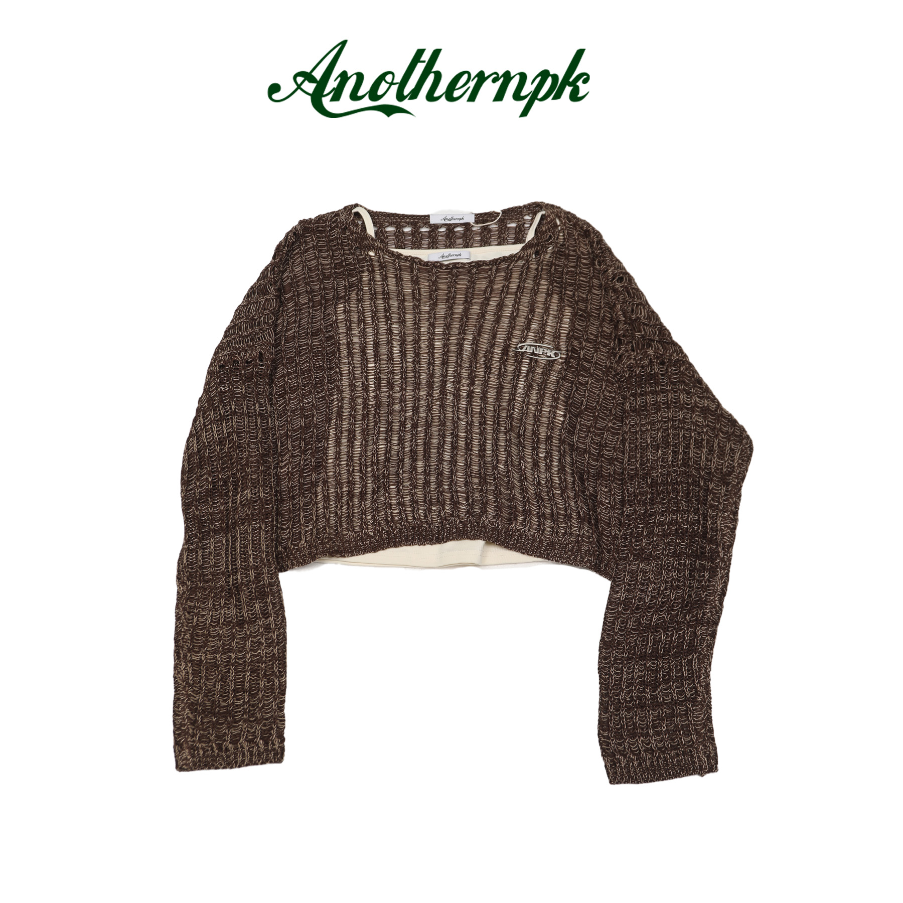 ANPK街头辣妹套头针织衫A5F05H5678