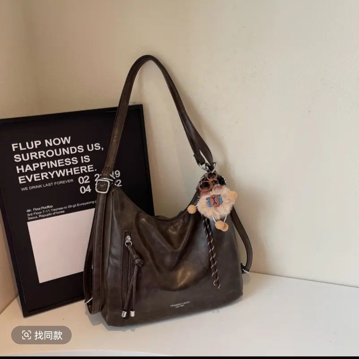 复古双肩包2025包女新款单肩时尚通勤托特斜挎包休闲大容量