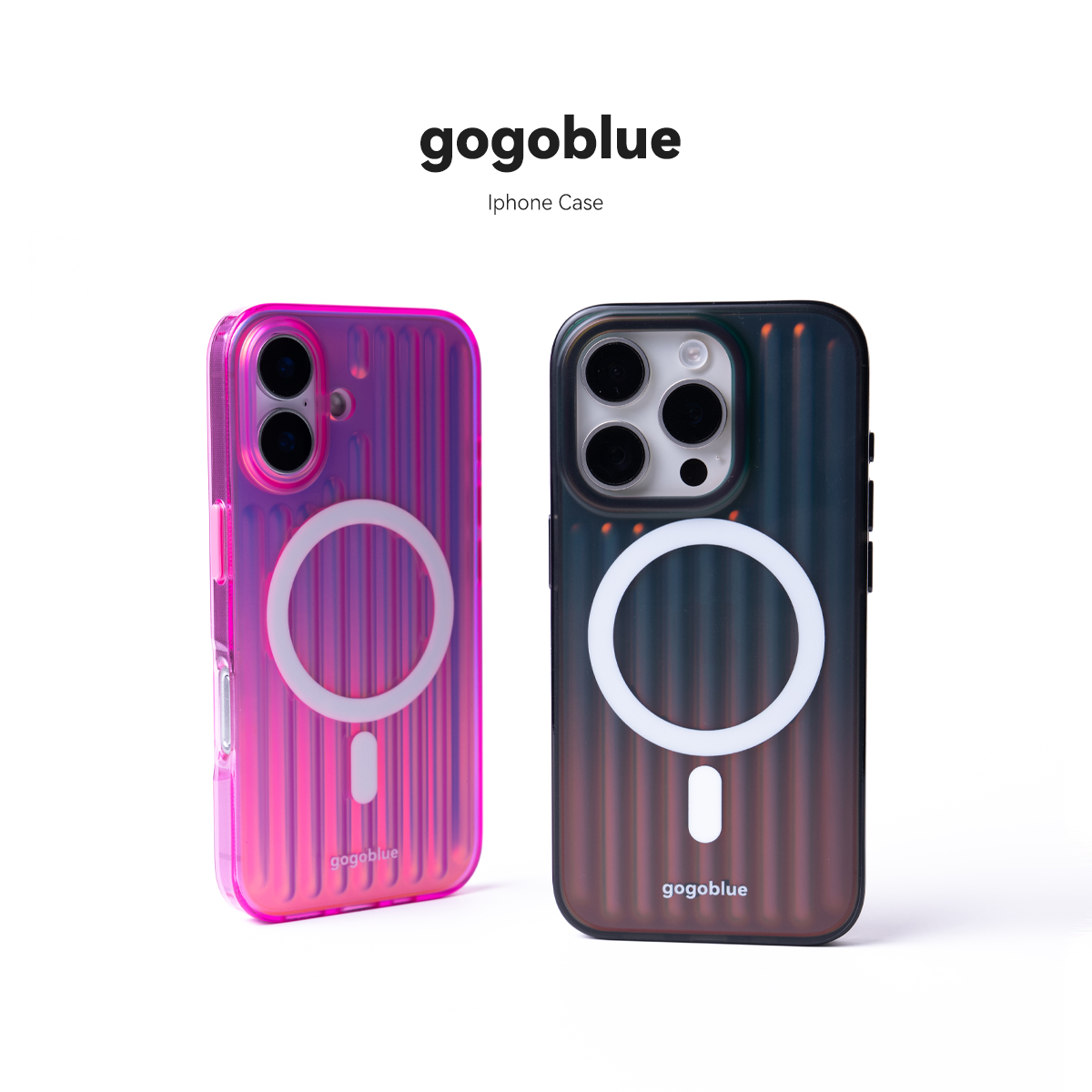 炫彩行李箱MagSafe磁吸手机壳适用于苹果iPhone17pro Max保护壳