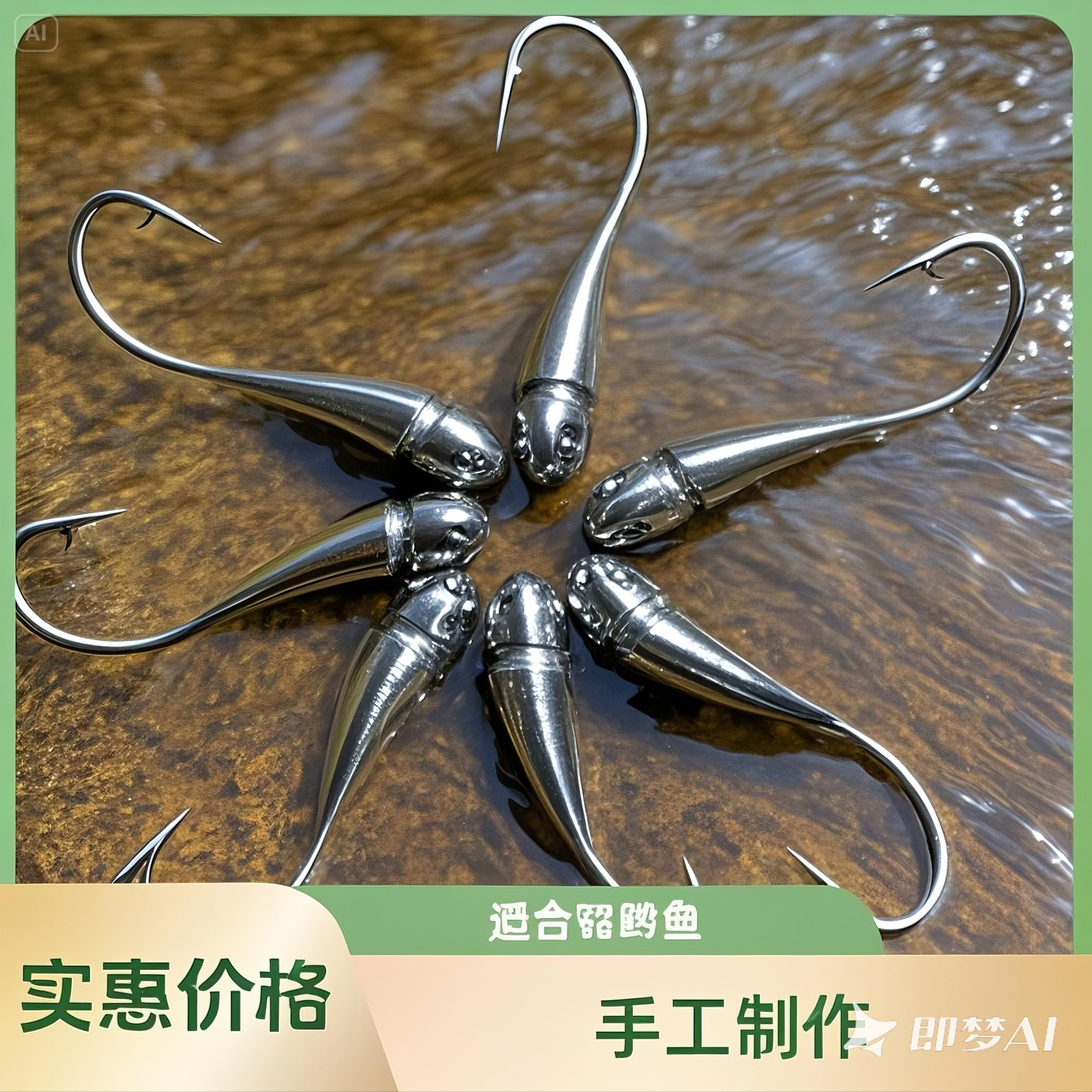 专钓黄辣丁黄骨鱼丸世钩传统钓超硬锋利手工朝天钩10枚装朝天钩