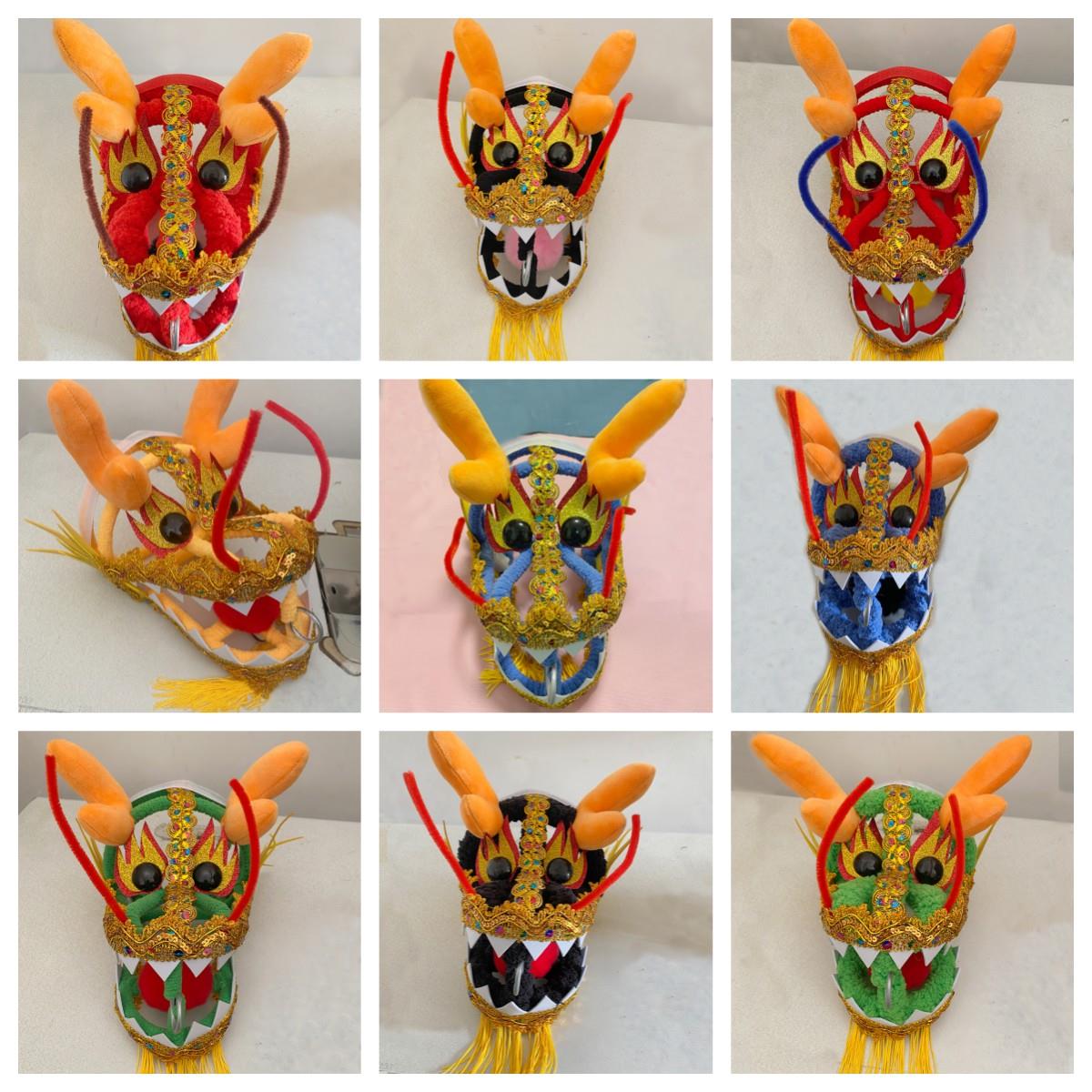 健身龙龙头广场舞纯手工钢架龙头镂空龙头结实抗摔中老年运动用品