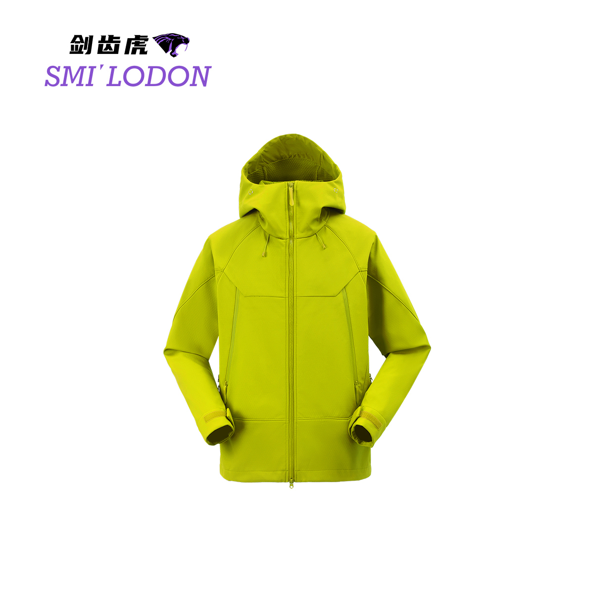 【李晨nic】SMI LODON 秋冬情侣款保暖连帽冲锋软壳夹克外套96888