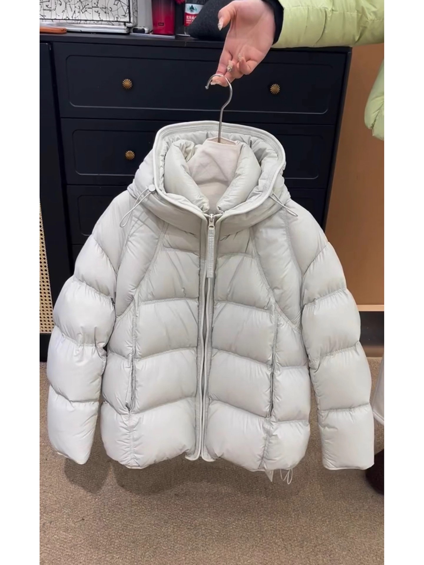 韩系高级感泡芙连帽棉服女2025冬季新款小个子保暖面包服棉衣外套