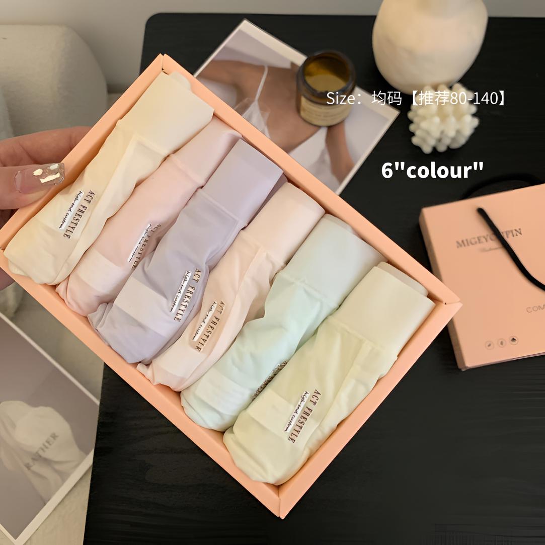 奶油慕斯紫外线7A抑菌面膜裤轻柔舒适透气时尚无痕内裤女士