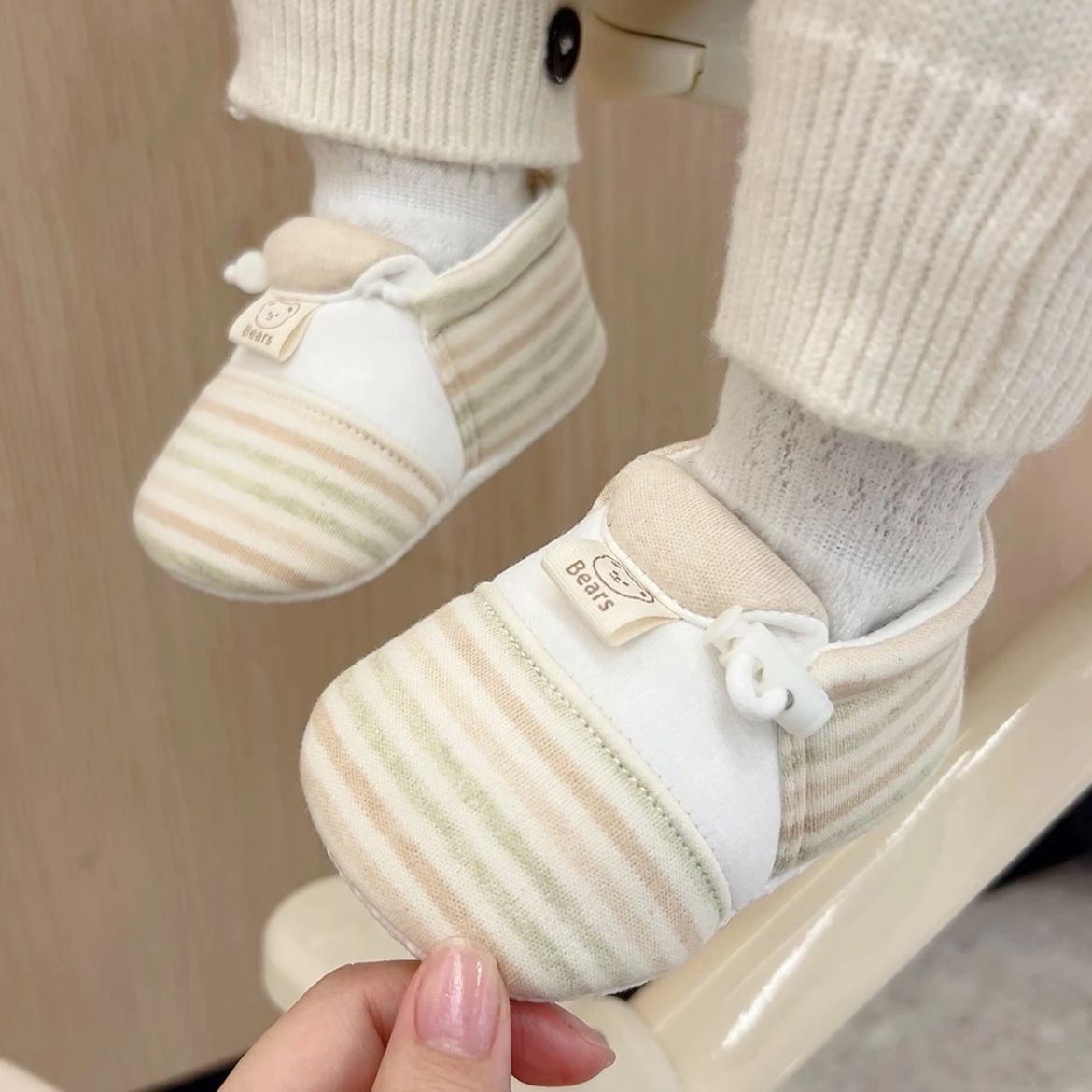 春秋季新生婴儿鞋袜子0-6个月小月龄步前鞋软底0-1岁宝宝鞋不掉鞋
